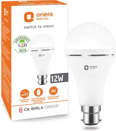 Orient Electric Emergency Lamp 12W (2 hr) - Pack of 1 2 hrs Bulb Emergency Light  (Cool White)