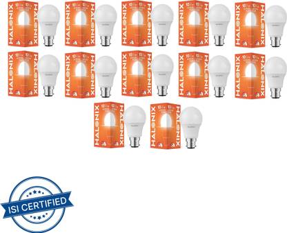 HALONIX 10 W Basic Round B22 LED Bulb