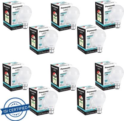 Panasonic 12 W Basic Round B22 LED Bulb