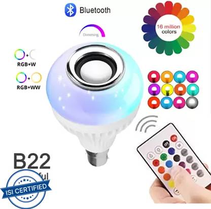 Desidiya 12 W Music Decorative B22 Night Bulb