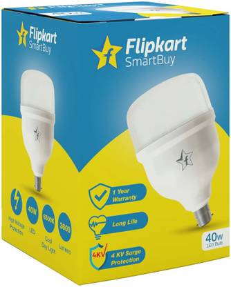 Flipkart SmartBuy 40 w Basic Round B22 LED Bulb