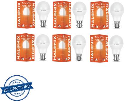 HALONIX 7 W Basic Round B22 LED Bulb