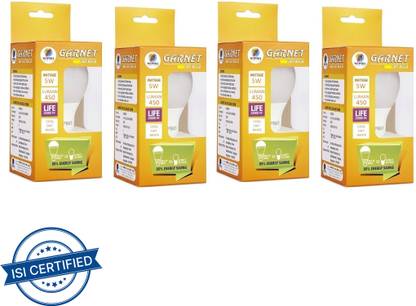 Wipro 5 W Basic Standard E27 LED Bulb