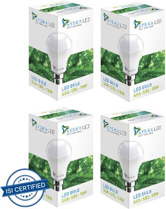 Syska 18 W Basic Standard B22 LED Bulb