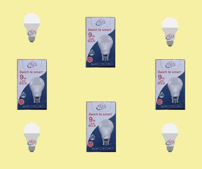 AES 9 W Basic Globe B22 D LED Bulb