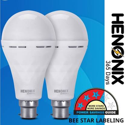 HENONIX 12 W Inverter Round B22 Inverter Bulb