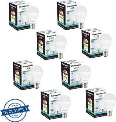 Panasonic 7 W Basic Round B22 LED Bulb