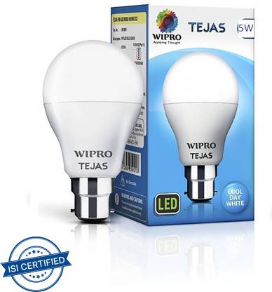 Wipro 5 W Standard B22 LED Bulb