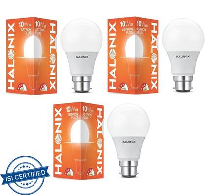 HALONIX 10 W Basic Round B22 LED Bulb