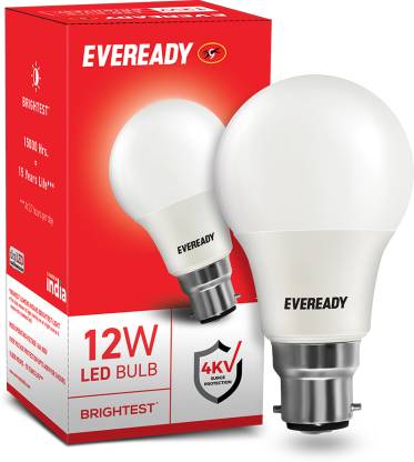 EVEREADY 12 W Standard B22 LED Bulb