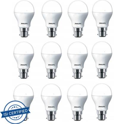 PHILIPS 8.5 W Basic Round B22 LED Bulb