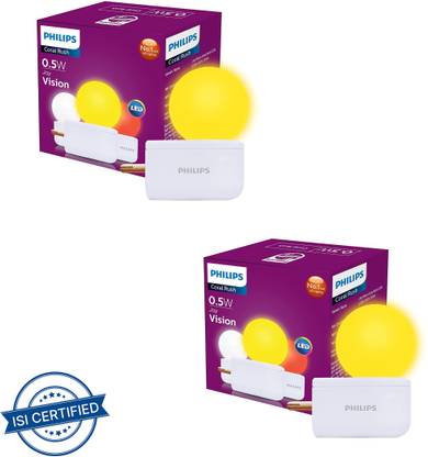 PHILIPS 0.5 W Basic Decorative Plug & Play Night Bulb