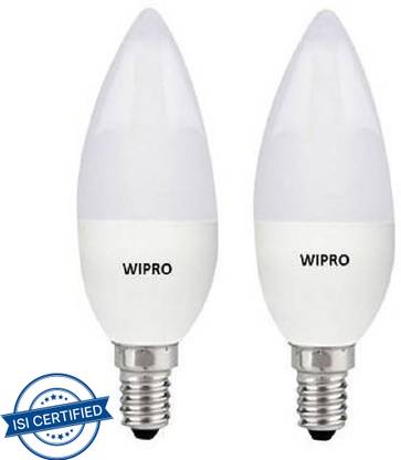 Wipro 3 W Basic Candle E14 LED Bulb