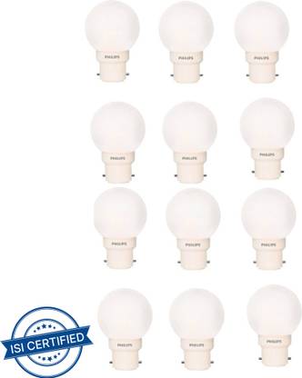PHILIPS 0.5 W Basic Round B22 LED Bulb