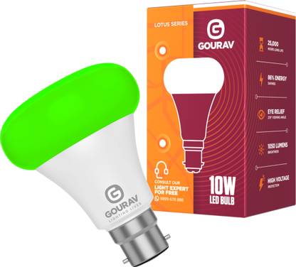 GOURAV 10 W Eye Safety Compliance Mushroom B22 LED Bulb