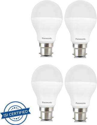 Panasonic 9.5 W Standard B22 LED Bulb  (White, Pack of 4) at Rs. 580