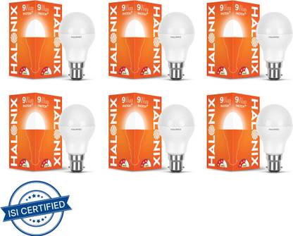 HALONIX 9 W Basic Round B22 LED Bulb