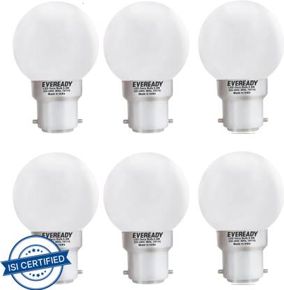 EVEREADY 0.5 W Basic Round B22 LED Bulb