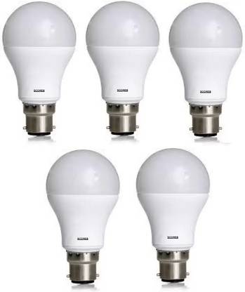 SCOREB 9 W Basic Round B12 LED Bulb