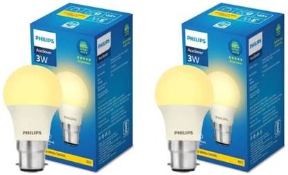 PHILIPS 3 W Basic Round B22 LED Bulb