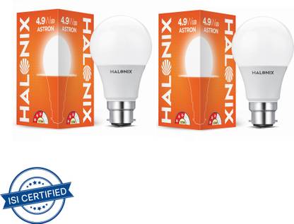 HALONIX 4.9 W Basic Round B22 LED Bulb
