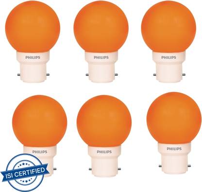 PHILIPS 0.5 W Basic Round B22 LED Bulb