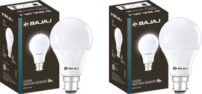 BAJAJ 9 W Motion Sensor Round B22 D LED Bulb