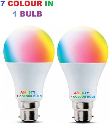 AMYSTY 9 W Basic Round B22 LED Bulb