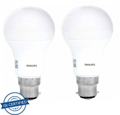 PHILIPS 12 W Basic Round B22 LED Bulb