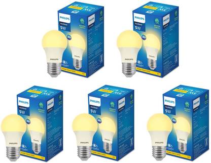 PHILIPS 5 W Basic Round E27 LED Bulb