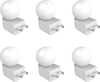 Fybros 0.5 W Basic Decorative Plug & Play, 2 Pin Night Bulb