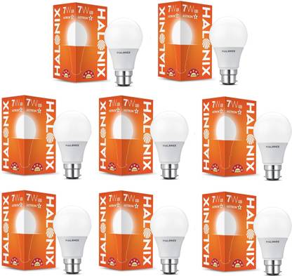 HALONIX 7 W Basic Round B22 LED Bulb