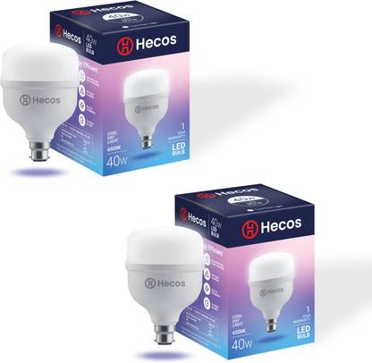 Hecos 40 W Basic Round B22 LED Bulb