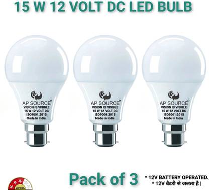 AP Source 15 W Basic Round B22 LED Bulb