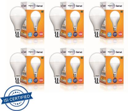 Wipro 18 W Basic Standard B22 LED Bulb