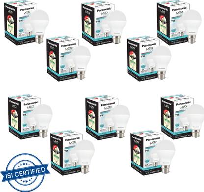 Panasonic 9 W Basic Round B22 LED Bulb