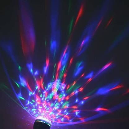 Halogen 360 Degree Lamp for Party/Home/Diwali (Set of 1 bulb) Multicolor Single Disco Ball