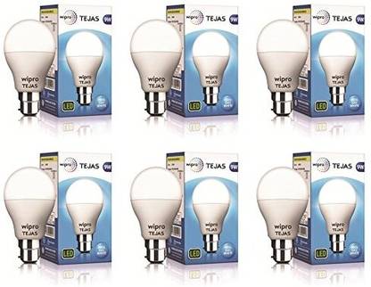 Wipro 9 W Standard B22 LED Bulb