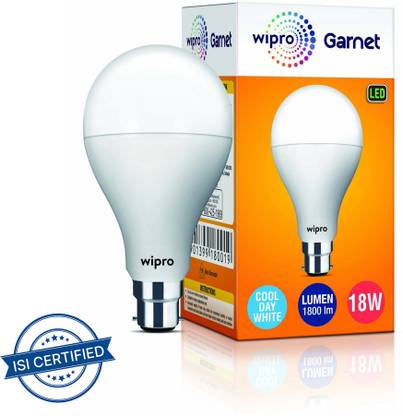 Wipro 18 W Standard B22 LED Bulb