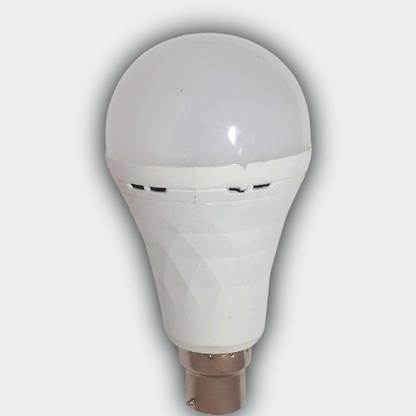 RSCT 12 Watt Inverter LED Bulb Light Rechargeable Emergency Color White B22 Base 1pc Smart Bulb