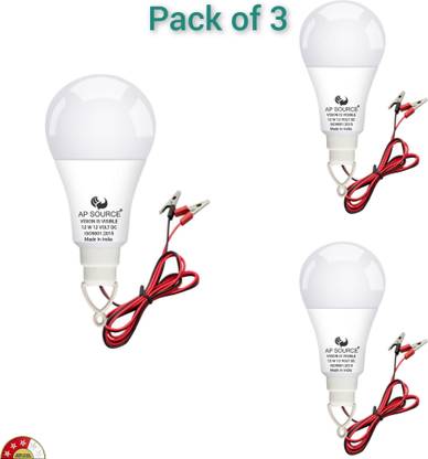 AP Source 12 W Basic Round 2 Pin LED Bulb