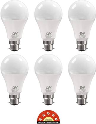 LAZYwindow 9 W Basic Round B22 LED Bulb