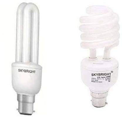 skybright 25 W Basic Spiral B22 CFL Bulb