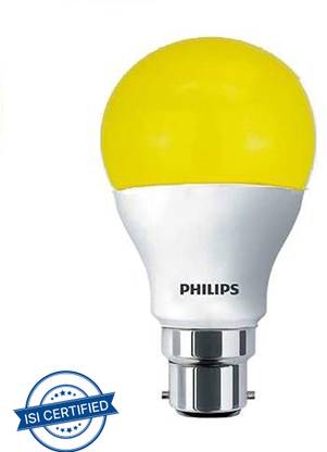 PHILIPS 5 W, 5 W Basic Round B22 LED Bulb