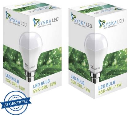 Syska 18 W Basic Standard B22 LED Bulb