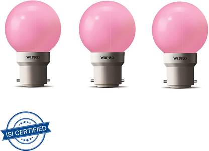 Wipro 0.5 W Basic Round B22 LED Bulb