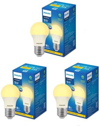PHILIPS 5 W Basic Round E27 LED Bulb