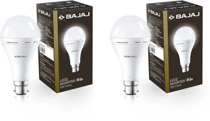 BAJAJ 12 W Inverter Round B22 LED Bulb