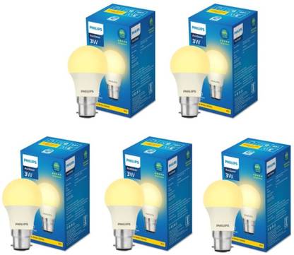 PHILIPS 3 W Basic Round B22 LED Bulb