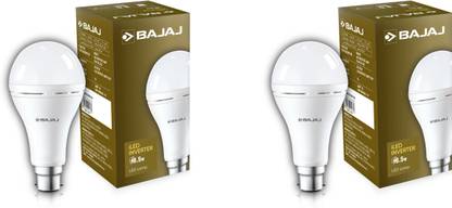 BAJAJ 8.5 W Inverter Round B22 LED Bulb